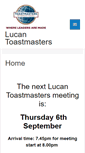 Mobile Screenshot of lucantoastmasters.com